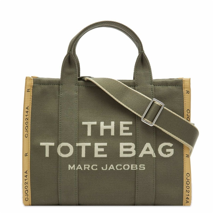Photo: Marc Jacobs Women's The Medium Tote Jacquard in Bronze Green 