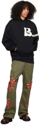 BLUEMARBLE Black Splited Hoodie