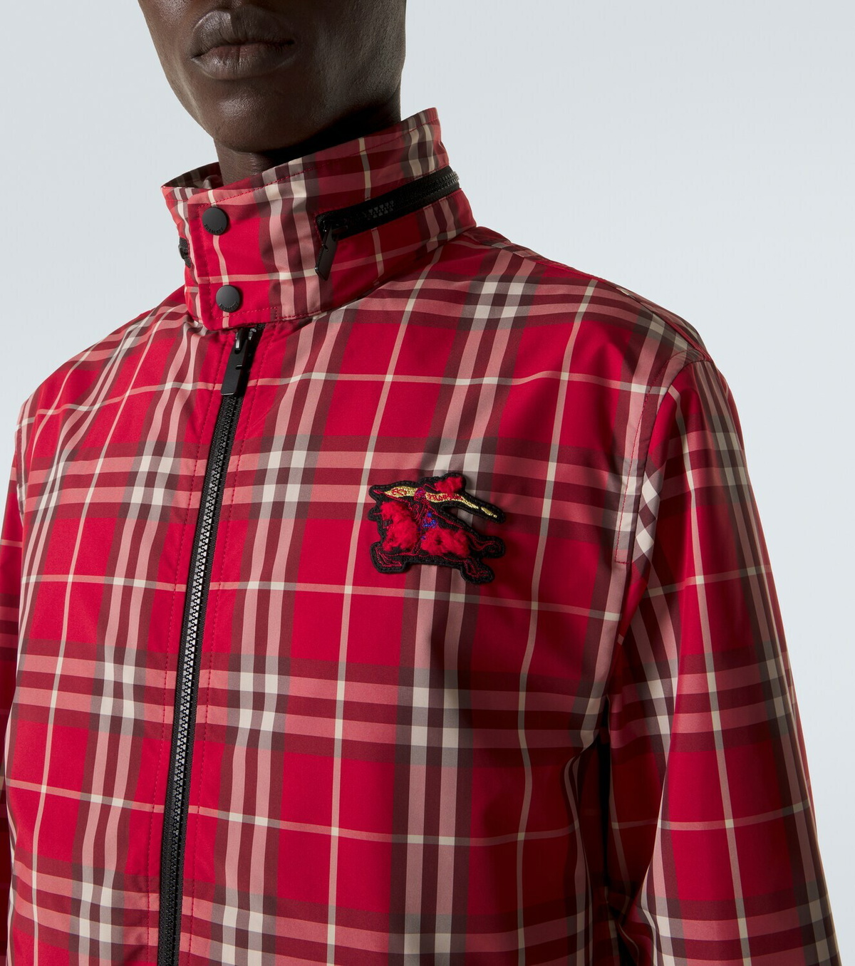 Burberry Burberry Check technical blouson jacket