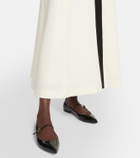 Gianvito Rossi Ribbon patent leather ballet flats