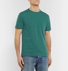 Mr P. - Slub Cotton-Jersey T-Shirt - Emerald