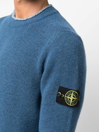 STONE ISLAND - Double-face Wool Blend Jumper