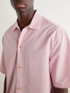 Jil Sander - Spread-Collar Poplin Shirt - Pink