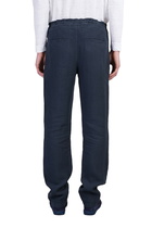 120% Lino Pants In Blue Linen