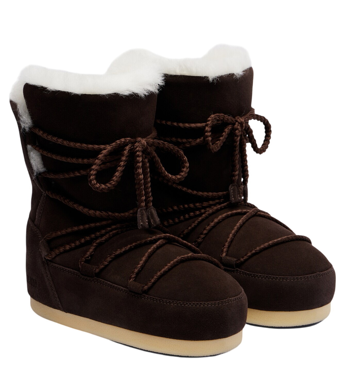 Moon Boot Mb Evx Mule Suede Beads Brown Boots Moon Boot