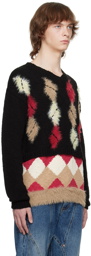 Andersson Bell Black Argyle Sweater