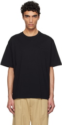 Maison Kitsuné Black Embossed Profile Fox Oversize T-shirt