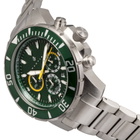 Nautis Dive Chrono 500 Chronograph Quartz Green Dial Mens Watch 17065-I