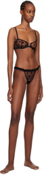 Le Petit Trou Black Bow Bra