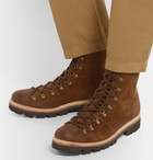 Grenson - Brady Brushed-Suede Boots - Men - Brown