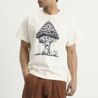 Story mfg. Men's Hand Embroidered Grateful T-Shirt in Tree Hugging