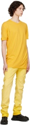 Boris Bidjan Saberi Yellow Rolled T-Shirt