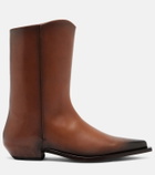 Calvin Klein Collection Cheer leather cowboy boots