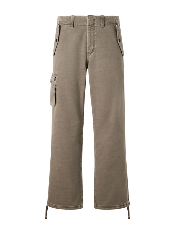 Photo: Jeanerica - Monti Straight-Leg Cotton-Twill Trousers - Brown