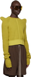 Rick Owens Yellow Tec Sweater
