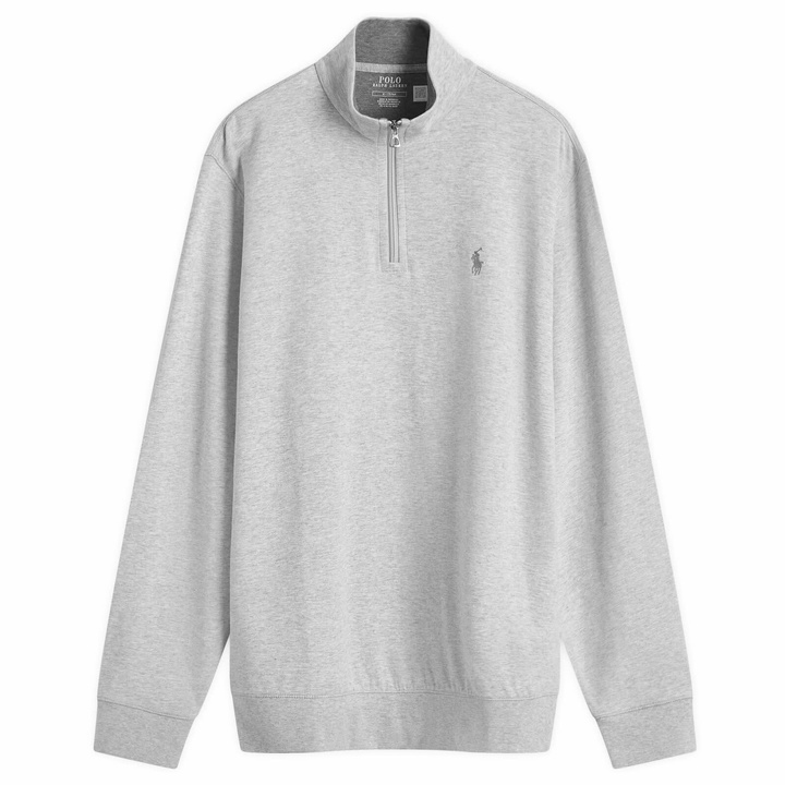 Photo: Polo Ralph Lauren Men's Quarter Zip Sweat in Andover Heather