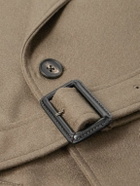 ssstein - Oversized Double-Breasted Belted Wool-Twill Coat - Neutrals