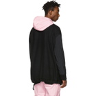 Colmar A.G.E. by Shayne Oliver Black and Pink Hoodie Jacket