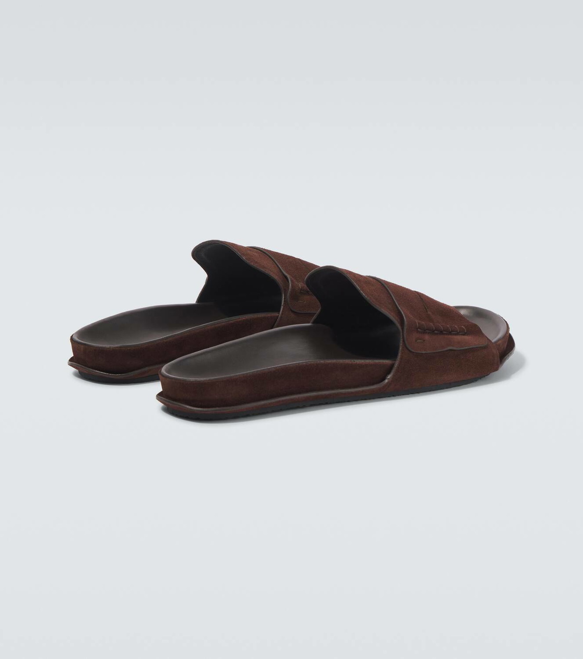 Jacquemus Mocassin suede slides