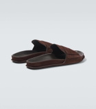 Jacquemus Mocassin suede slides