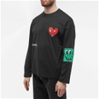 Jungles Jungles x Keith Haring Haring Long Sleeve Chenille T in Black