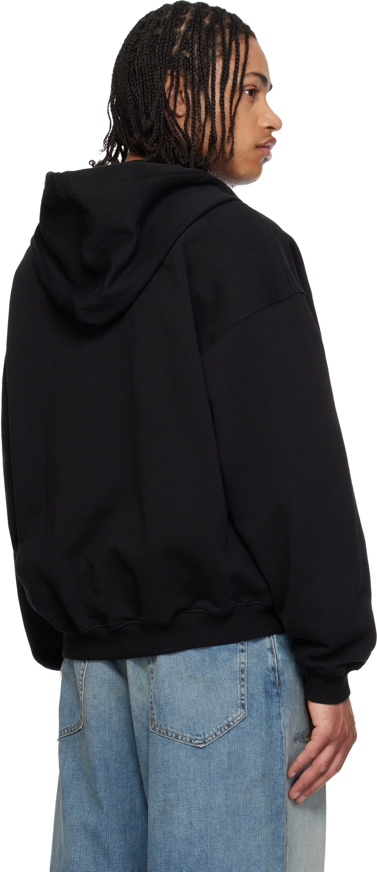FFFPOSTALSERVICE Black RH Zip Up Hoodie