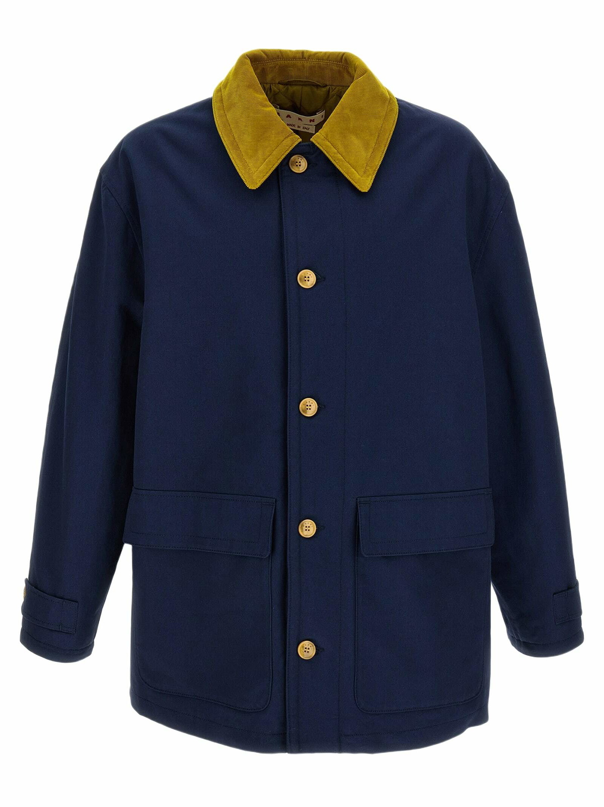【関税＆送料込み】Marni Jacket Marni Men's Zip Through Work Jacket in Leaf Green Marni