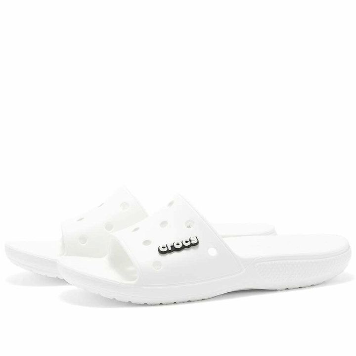 Photo: Crocs Classic Slide in White