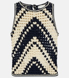 Zimmermann Chintz crochet tank top
