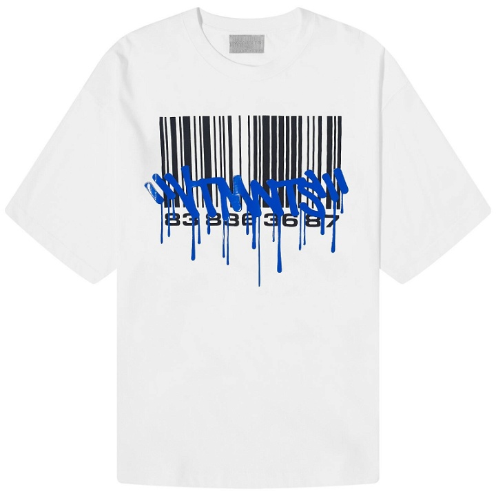 Photo: VTMNTS Men's Graffiti Big Barcode T-Shirt in White