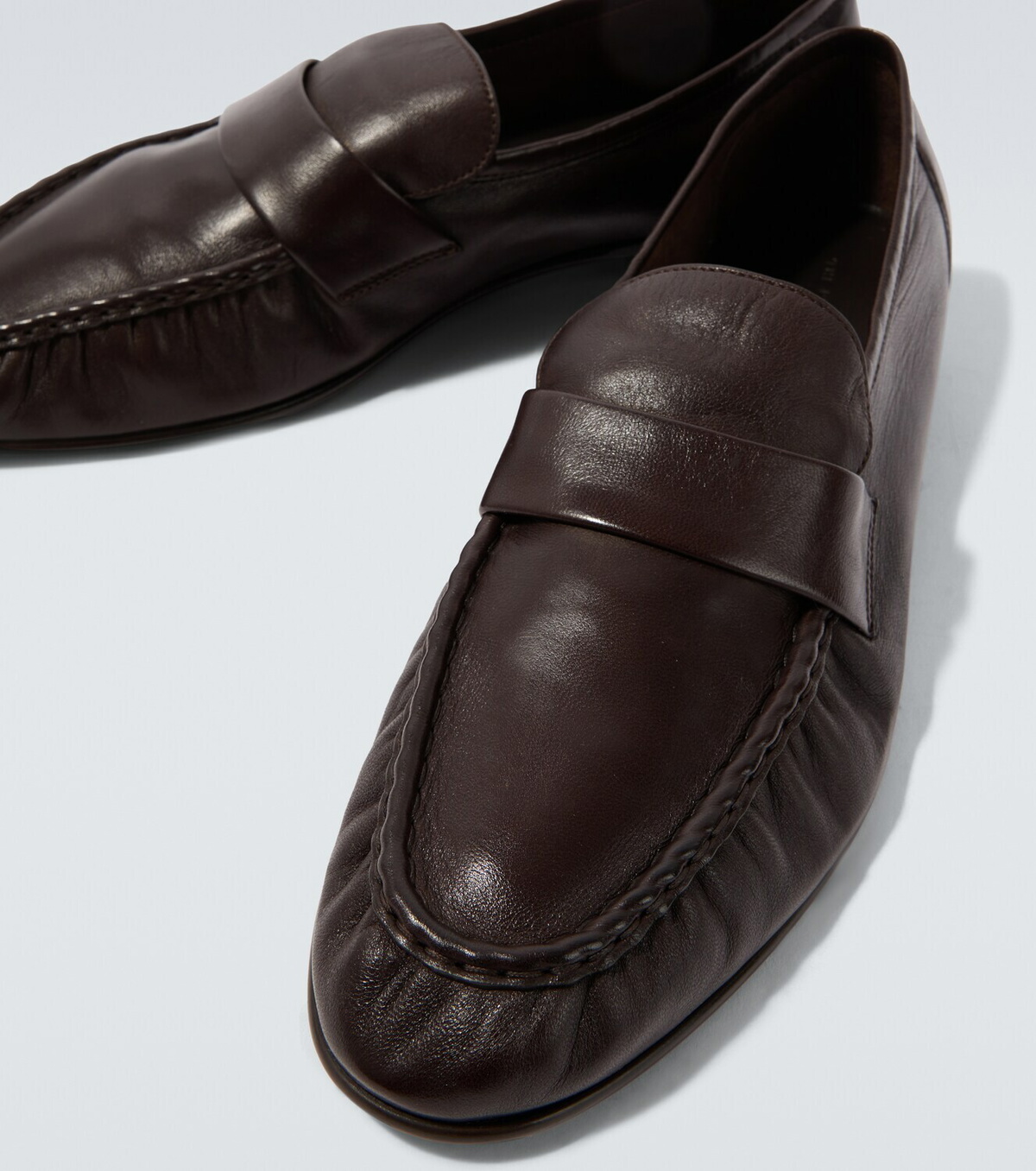 The Row Soft leather loafers