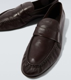 The Row Soft leather loafers