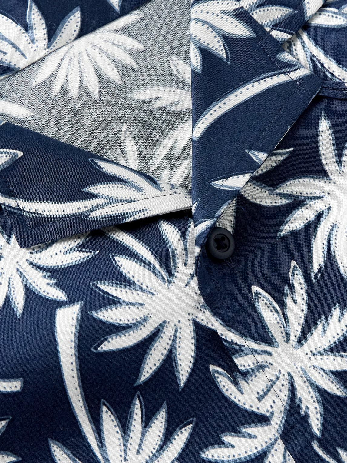 Onia - Vacation Convertible-Collar Printed TENCEL™ Lyocell Shirt - Blue