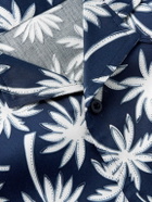 Onia - Vacation Convertible-Collar Printed TENCEL™ Lyocell Shirt - Blue