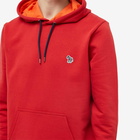 Paul Smith Men's Zebra Popover Hoody in Red