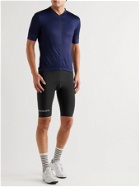 Café du Cycliste - Augustine Mesh-Panelled Jersey Cycling Bib Shorts - Black