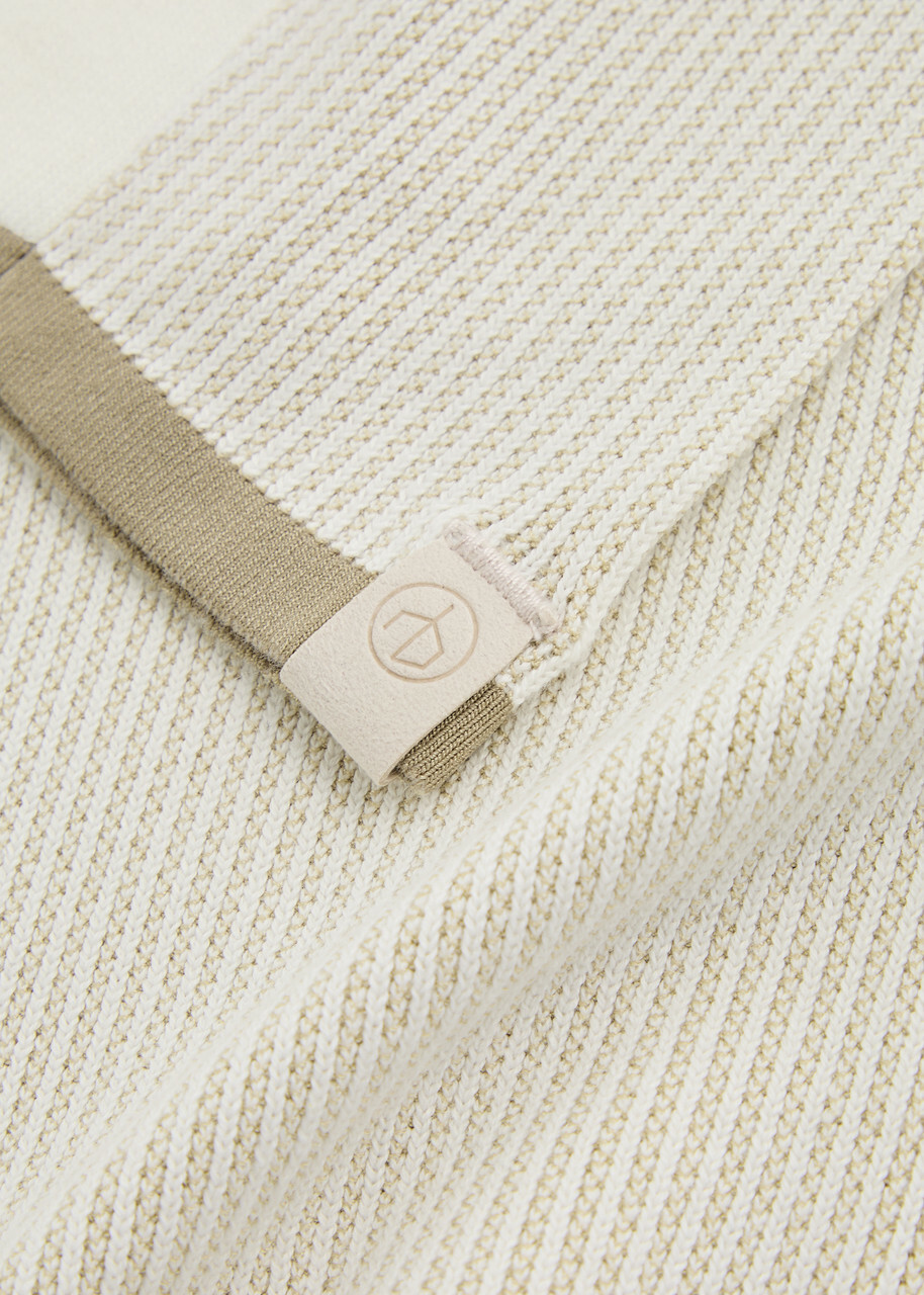 Rag & Bone Harvey Panelled Cotton Jumper Ivory