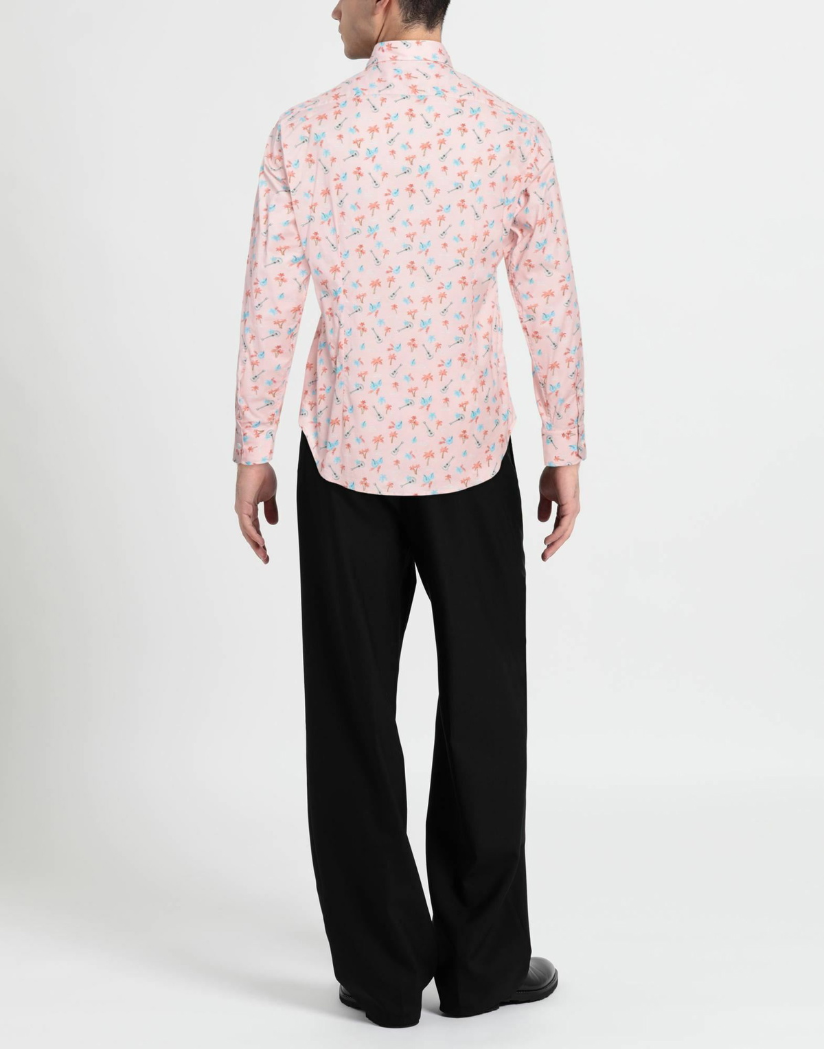 Fedeli Mens Shirt in Pink