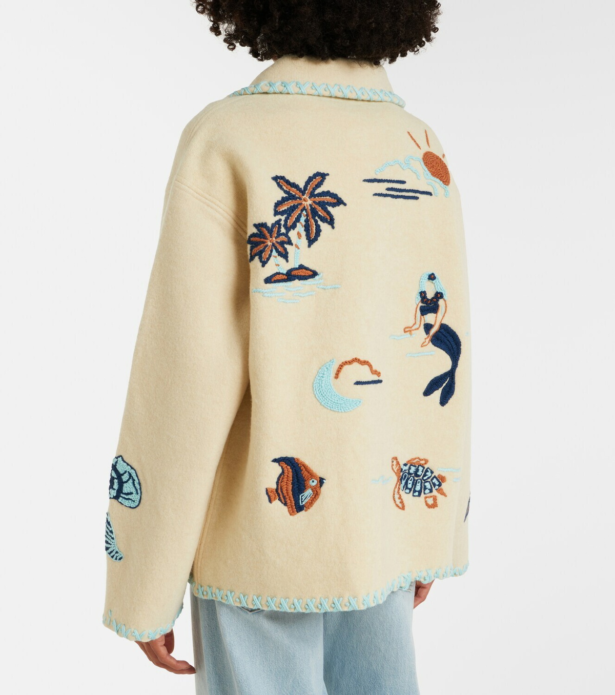 Alanui Remember Me virgin wool jacket