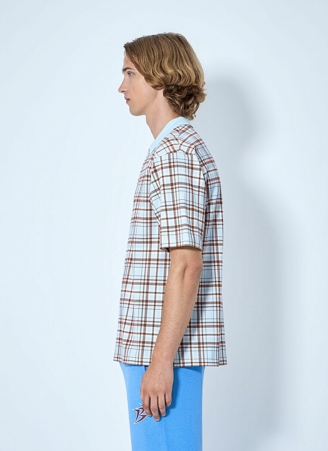 Bott Plaid Polo Shirt