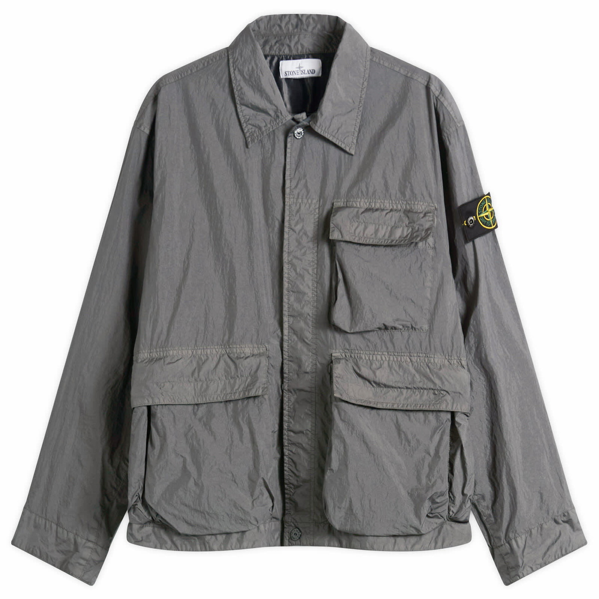 Stone Island Women's Crinkle Reps Jacket in Charcoal