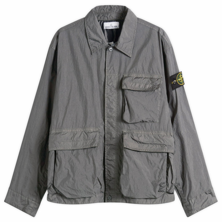 Photo: Stone Island Women's Crinkle Reps Jacket in Charcoal