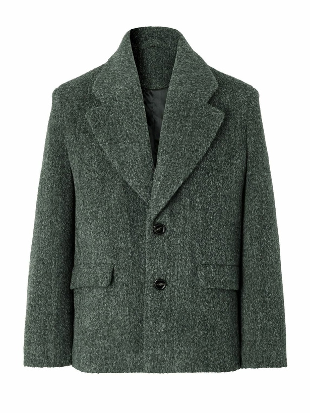 Photo: Séfr - Argento Brushed-Knit Blazer - Black