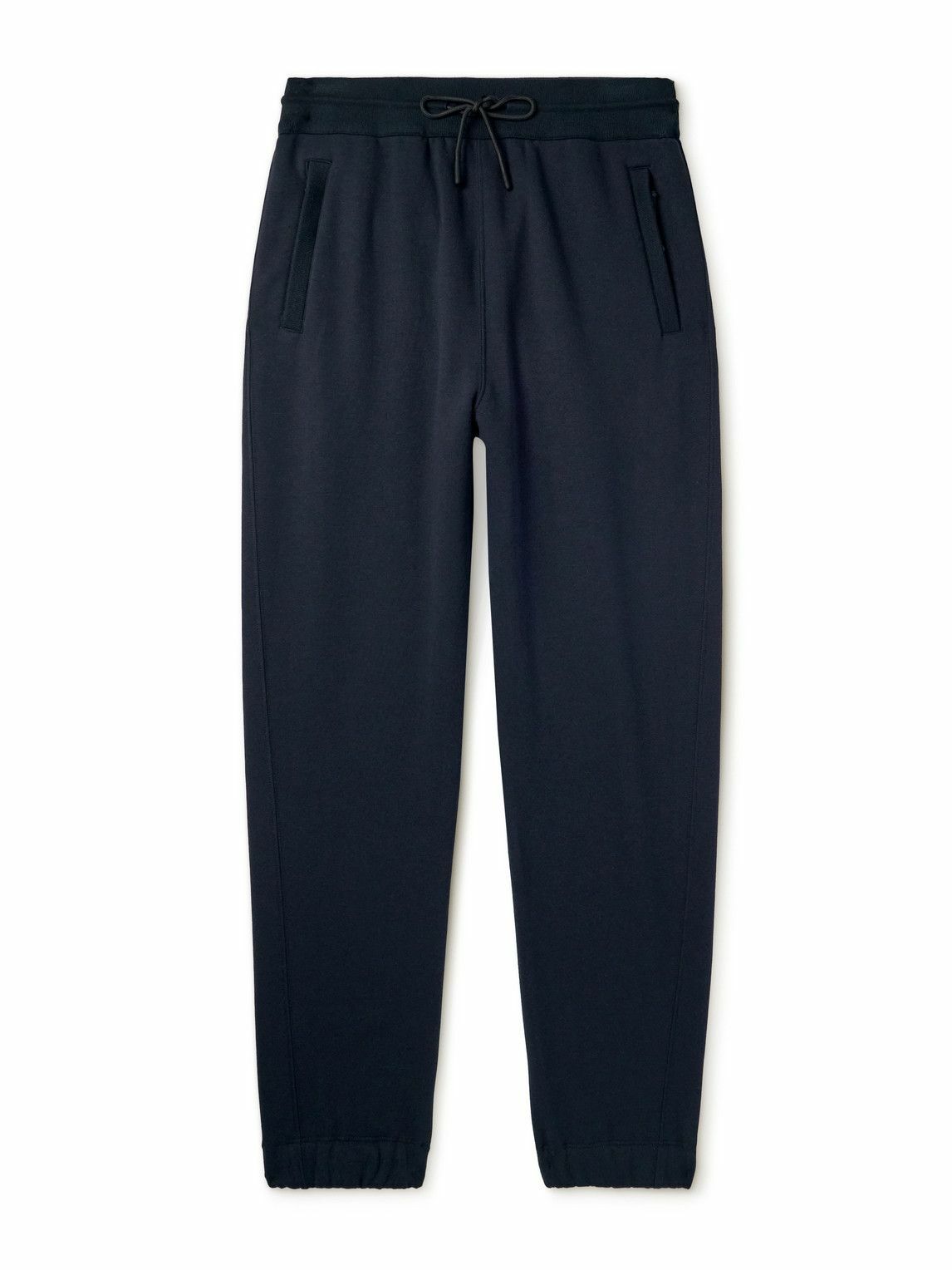Loro Piana - Vogel Tapered Cotton and Cashmere-Blend Jersey Sweatpants - Blue