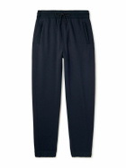 Loro Piana - Vogel Tapered Cotton and Cashmere-Blend Jersey Sweatpants - Blue