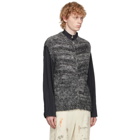 AURALEE Black Sleeveless Wool and Alpaca Sweater