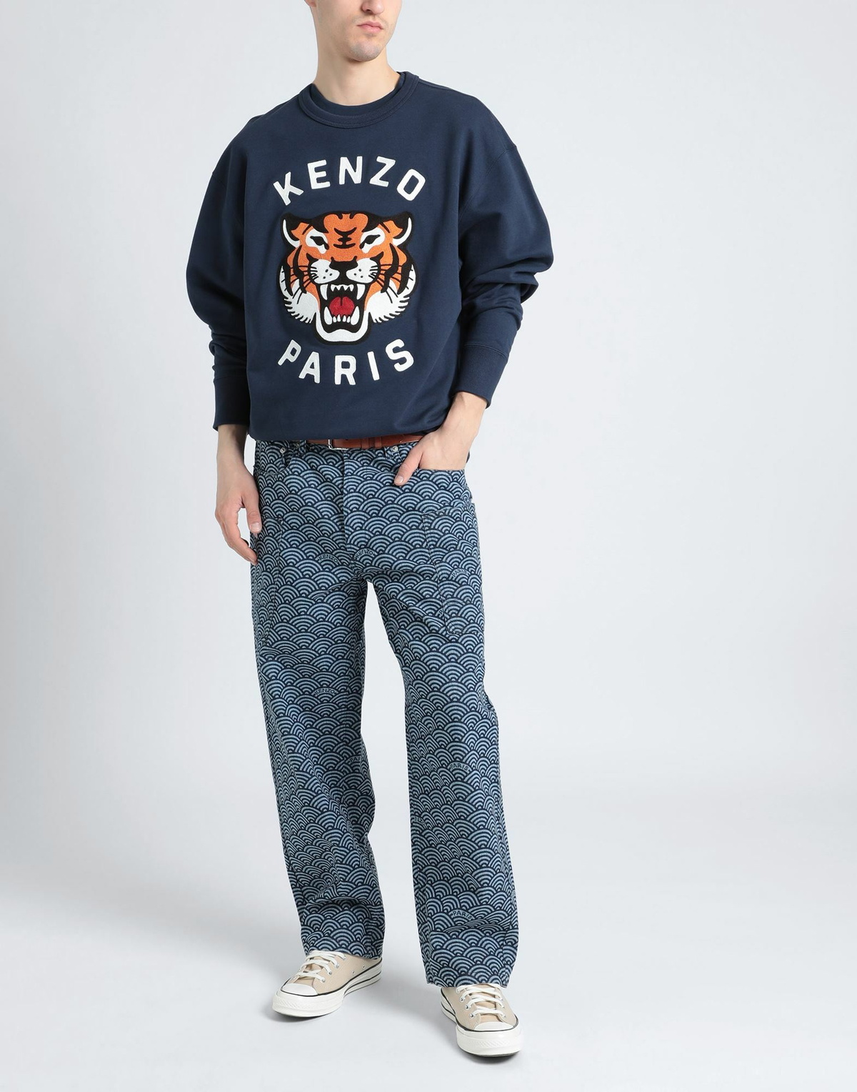 Kenzo Mens Sweatshirt in Navy