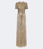 Jenny Packham Kiku embellished gown
