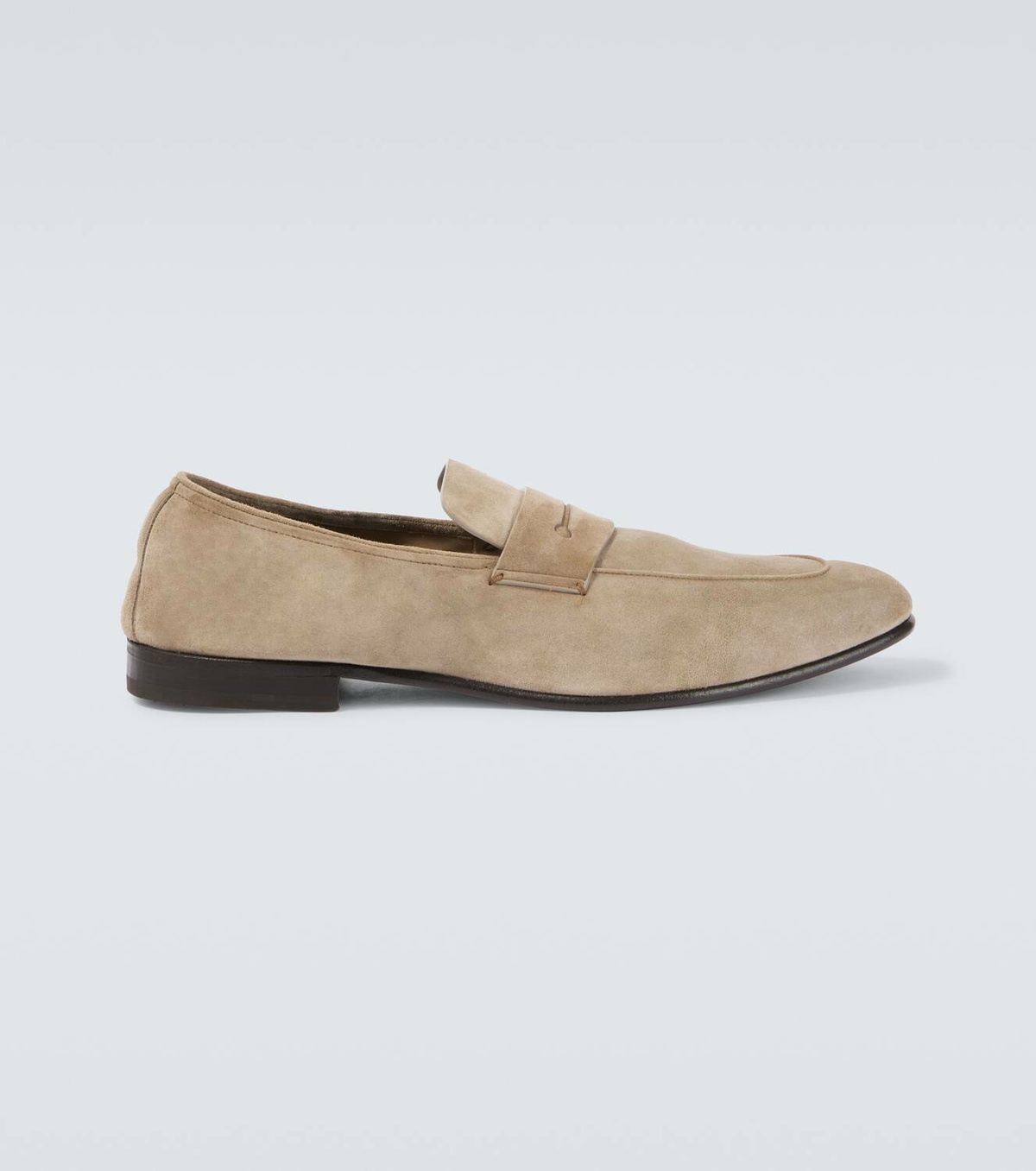 Zegna L'Asola suede penny loafers