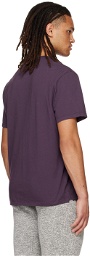 Vince Purple Garment Dye T-Shirt